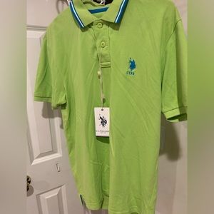 U.S Polo Assassin Brand New Green Polo